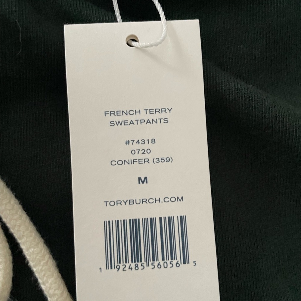 NWT Tory Sport French Terry Sweatpants. - Picture 3 of 6